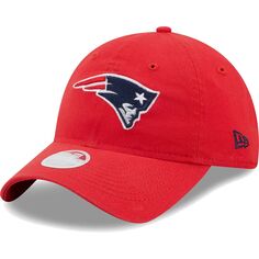Женская регулируемая кепка New Era Red New England Patriots Core Classic 2.0 9TWENTY New Era