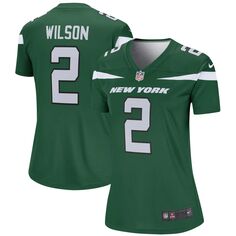 Женская майка Nike Zach Wilson Gotham Green New York Jets Legend Nike