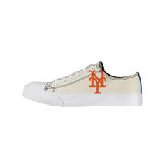Женские низкие туфли из парусины FOCO кремового цвета New York Mets Unbranded