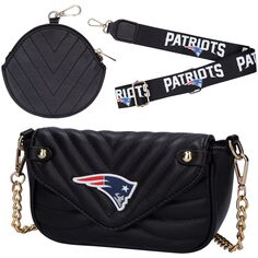 Женская сумка Cuce New England Patriots из веганской кожи с ремешком Unbranded