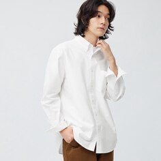 Оксфордская рубашка + E GU, белый