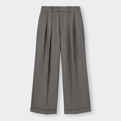 Широкие брюки с застежкой GU, серый