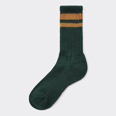 Стильные носки с тепловым ворсом GU, зеленый