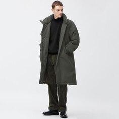 Модное пальто с утепленной подкладкой GU, зеленый