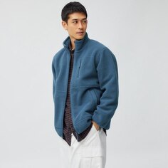 Ветрозащитная флисовая куртка GU, синий