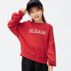 Укороченный спортивный пуловер GU, красный