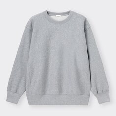 Тяжелый пуловер большого размера GU, серый