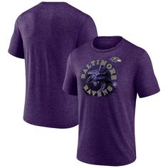 Мужская фиолетовая футболка Fanatics с логотипом Baltimore Ravens Sporting Chance