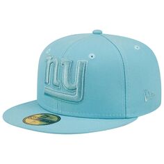 Мужская приталенная шляпа New Era Aqua New York Giants Color Pack 59FIFTY
