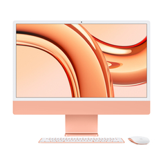Моноблок Apple iMac 24&apos;&apos; М3 (2023), 8 CPU/10 GPU, 8ГБ/256 ГБ, Gigabit Ethernet, Orange, английская клавиатура