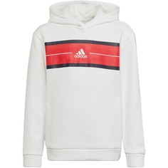 Худи Adidas Sports Hooded, белый/черный/красный