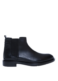 Черные кожаные мужские ботинки Fabrika ФАБРИКА