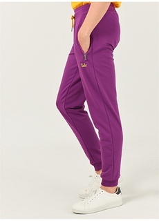 Фиолетовые мужские спортивные штаны со стандартной талией и вышивкой стандартной формы Ucla