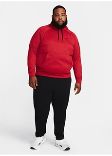 Красно-розовая мужская толстовка с воротником с капюшоном Nike