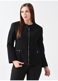 Черная женская стеганая куртка Selen