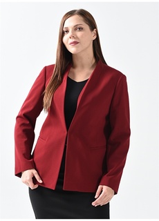 Бордово-красная женская стеганая куртка Selen