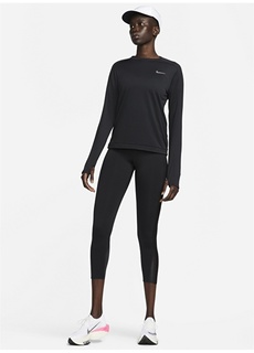 Женский свитшот черного, серого и серебристого цвета Nike