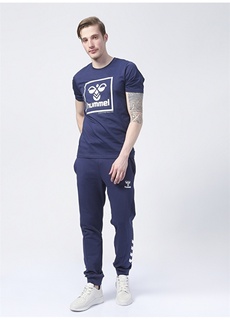 Темно-синие мужские спортивные штаны Hummel