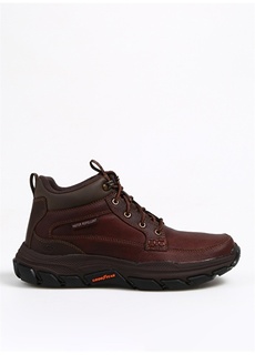 Красно-коричневые мужские ботинки Skechers