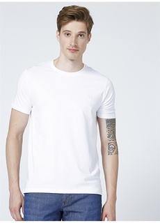 Белая мужская базовая футболка из модала Fabrika ФАБРИКА