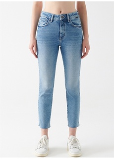 Темно-синие женские джинсовые брюки Mavi