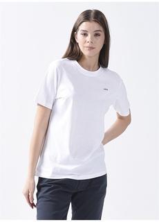 Женская футболка цвета экрю с круглым вырезом JJXX