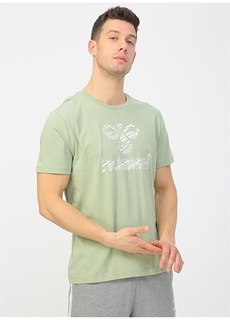 Светло-зеленая мужская футболка Hummel