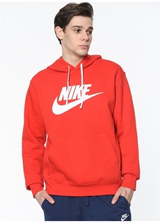 Спортивная одежда Club Флисовая красная мужская толстовка Nike