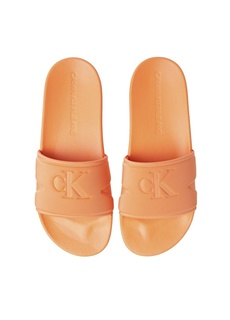 Оранжевые мужские тапочки Calvin Klein