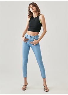 Супероблегающие женские джинсовые брюки с высокой талией Lee
