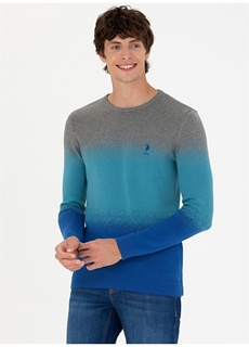 Мужской свитер Slim Fit с круглым вырезом U.S. Polo Assn.