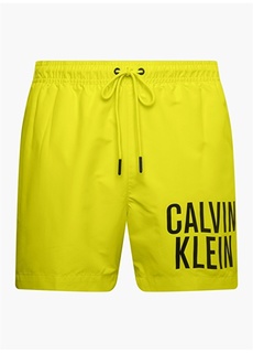 Желтый мужской купальник-шорты Calvin Klein