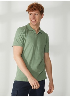Зеленая мужская футболка-поло AT.P.CO