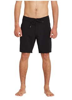 Черный мужской купальник с короткими шортами Volcom