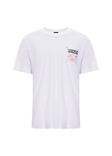 Белая мужская футболка с круглым вырезом Lumberjack