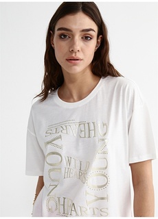 Белая женская футболка с круглым вырезом Fabrika Comfort