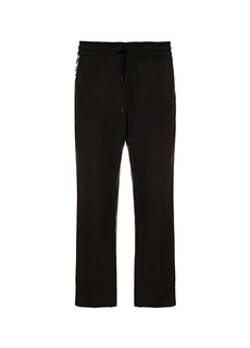 Черные мужские брюки узкого кроя с эластичной талией нормального кроя Just Cavalli