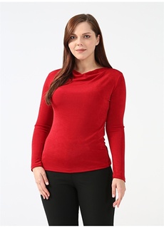 Красная женская блузка Selen