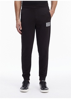 Черные мужские спортивные штаны узкого кроя с нормальной талией Calvin Klein