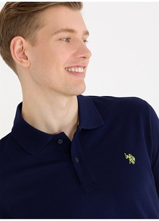 Темно-синяя мужская футболка-поло U.S. Polo Assn.