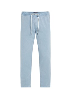 Синие мужские брюки узкого кроя с нормальной талией и нормальными штанинами Tommy Hilfiger