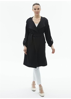Обычная черная женская куртка Selen