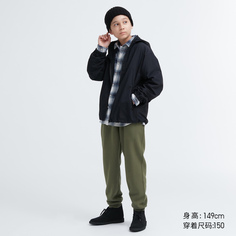 Детская одежда Uniqlo, спортивные штаны и спортивные штаны из искусственного шерпа с бархатной подкладкой 23, осенне-зимний новый стиль