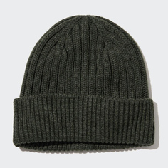 Мужская/женская вязаная шапка Uniqlo HEATTECH (модная и теплая осень-зима 2023, новый стиль)
