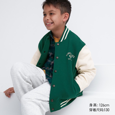 Детская одежда Uniqlo, спортивная куртка для мальчиков и девочек (куртка, пальто, бейсбольная рубашка, свободный новый стиль)