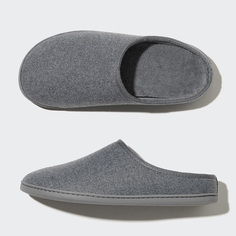 Мужские/женские тапочки Uniqlo, пригодные для машинной стирки (резиновая подошва для домашней обуви)
