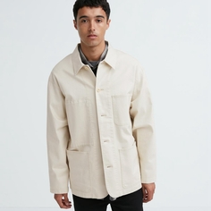 Предпродажа мужской/женской повседневной джинсовой куртки Uniqlo (стиранная куртка)