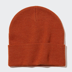 Uniqlo Мужская/женская вязаная шапка HEATTECH (тонкой вязки, теплая и простая осень и зима)