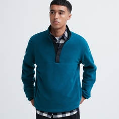 Предпродажа Uniqlo, мужской и женский флисовый пуловер с пуговицами