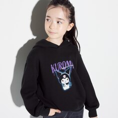 Детская одежда Uniqlo для девочек (UT) Толстовка с капюшоном SANRIO (Sanrio с длинными рукавами родитель-ребенок Kurome)